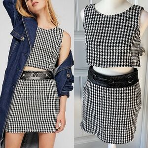 Free People Bridgette Set Mini Skirt & Top • size 4